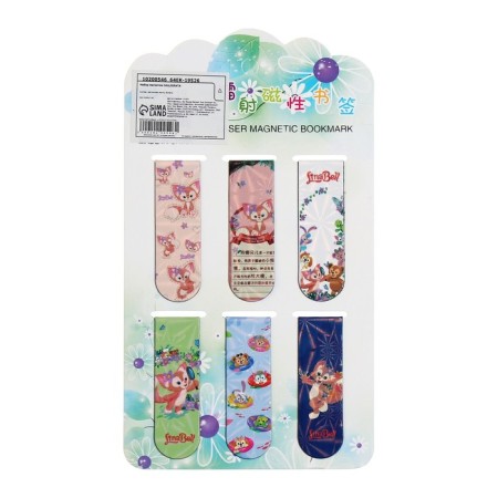 A set of bookmarks for magnetic books 6 pieces, "animals", mix-8