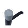 Bronze de Luxe Focus 24615BG sink mixer, pour 167 mm, brass, black/gray