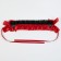 Carnival bandage "Lolita", red color with black lace