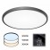 Lamp of the Citilux "BASIC" CL738401V, 48x48x2.5 cm, 1x40W, LED, Black Color Black