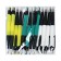 Balloon handle Calligrata, automatic, 0.5 mm, with a rubber holder, blue rod, mix
