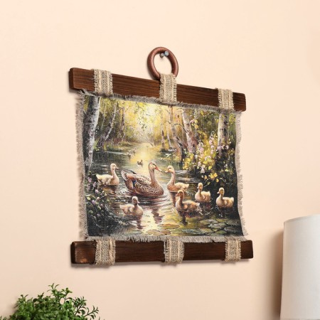 Souvenir Scroll "Family Ducks"-1