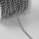 A chain for a bag, iron, d = 3.2 mm, 10 ± 0.5 m, silver color