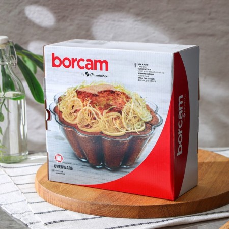 Borcam heat -resistant baking and baking form, 1.6 l, d = 22 cm-4