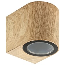 Street lamp Uniel, GU10, IP65, 75x75x92 mm, color under a tree