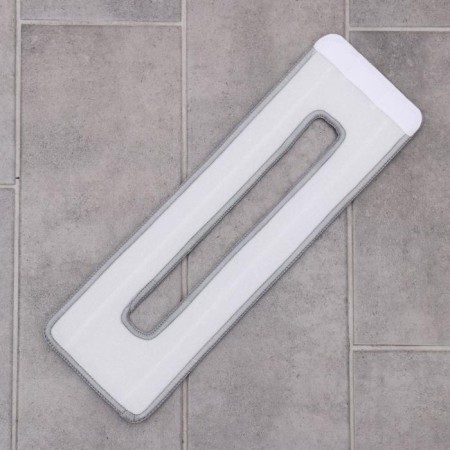Nozzle for flat mop with vertical spin, 38 × 12 cm, mmcrofiber, color gray color-1