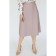 Midi skirt of artificial leather, size 42