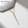 Cool Xuping Nobility, white color in gold, 40 cm