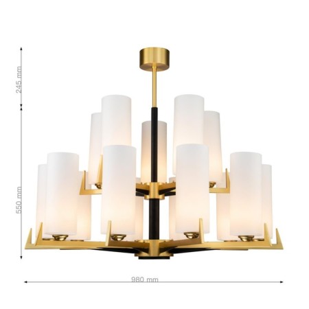 Maximo suspension chandelier 980 mm, E27-2