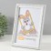 Photo frame Plastic "Vintage" 15x21 cm, white