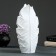 Vase "Paporotnik" white 25cm