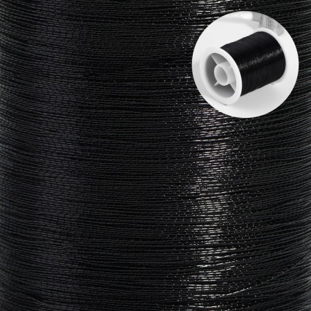 Metallized thread, 91 ± 1 m, black color-1