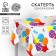 Single tablecloth "Balls" 180x137