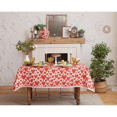 GPEC "Ethel" Red Hearts 149x110cm, 100% cotton, sarzha 190 g/m2-1