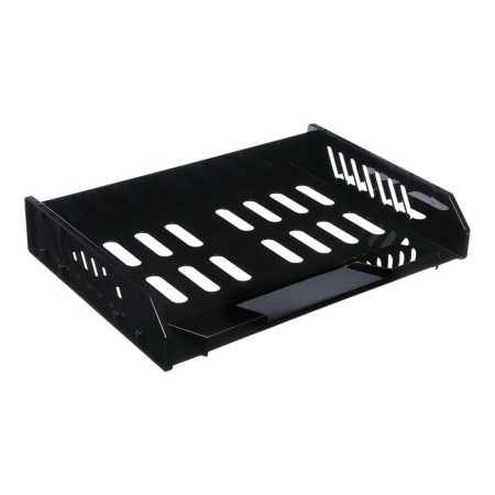 A set of paper trays is horizontal sity, set 2 pieces, on metal rods, black-9