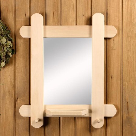 Mirror "Fairy Tale" with a shelf, 2 hooks