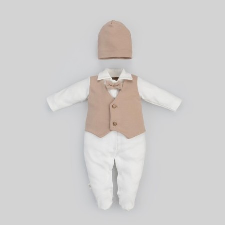 Kinderlitto “Young gentleman” discharge kit, 4 items, height 50-56 cm, cappuccino color-3