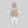 Kinderlitto “Young gentleman” discharge kit, 4 items, height 50-56 cm, cappuccino color