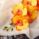 Artificial flowers "Orchid Falanople" premium, 7x55 cm, yellow