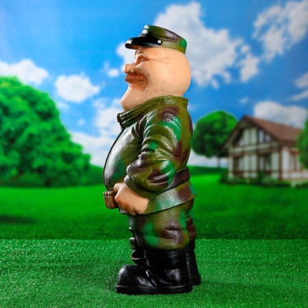 Garden figure "Hunter with a gun" 63x35x23cm-1