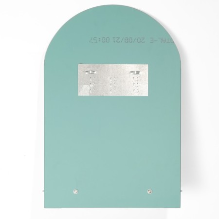 Lime mirror, wall, with a shelf, 39 × 58 cm-2