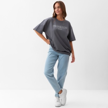 Women's T -shirt KAFTAN: Prosecco col. Gray, rr 40-42-2