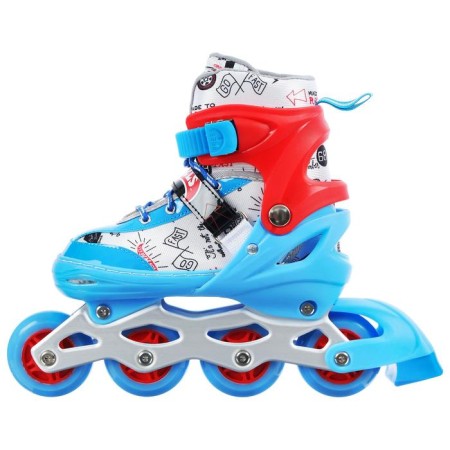Set: Roller skates sliding Hot Wheels, light wheels, protection, p. S (30-33)-2