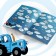 Book with the tasks "New Year games", 20 p., A4, Blue Tractor