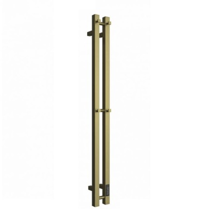 Electric towel "Dvin" X-2 Plaza Neo, 1200x80 mm, dimmer, matte bronze