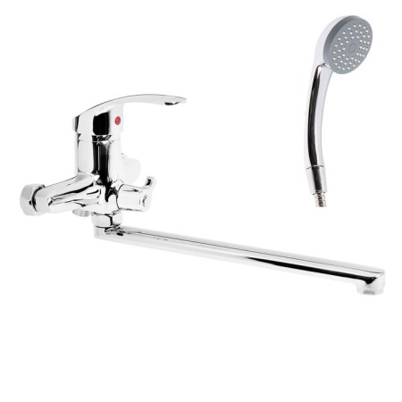 Everest bathtub "Everest" B22-024, single-leaf, flat spout, shower, chromium