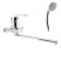 Everest bathtub "Everest" B22-024, single-leaf, flat spout, shower, chromium