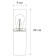 Landscape Lamp Arte Lamp Wazn A6218FN-1BK, E27, 40 W, 9x9x30 cm, black