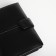 Male purse on 3 in 1 button, department for car documents, passports, black color