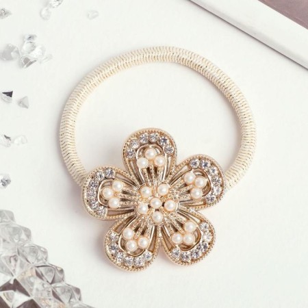 Hair gum "Carolina" Flower, 4 cm-1