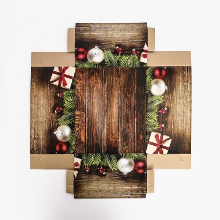 Folding box "Harded Gifts", 31.2 x 25.6 x 16.1 cm mix-8