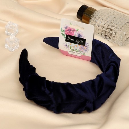 Hair cap "Juno" Classic velvet, 5 cm, mix-1