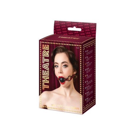 Toyfa Theater gag, PU Skin, 65 cm, red color-8