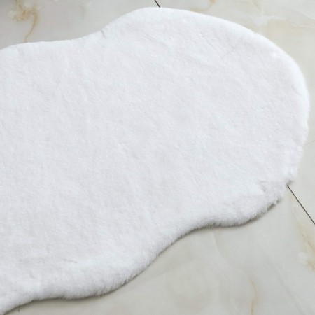Plush mat Sofi de Marko, size 60x90 cm, white color-2
