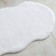 Plush mat Sofi de Marko, size 60x90 cm, white color
