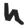 Pantyhose children, black color, height 146-152