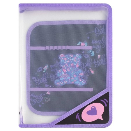 Labor folder A4, 328 x 228 x 25 mm, lightning around, folding bar, plastic, phoenix "marmalade bear"-2