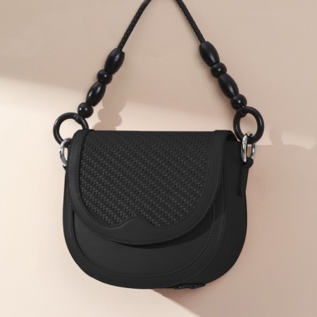 Handles for a bag, 2 pcs, 44.5 × 4.5 cm, black color-4