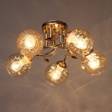 Stela chandelier 5x40W E14 gold 50x50x21cm-2
