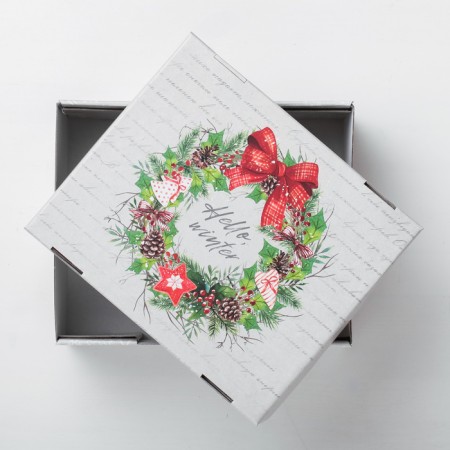 Hello, Winter folding box, 31.2 x 25.6 x 16.1 cm, New Year-2