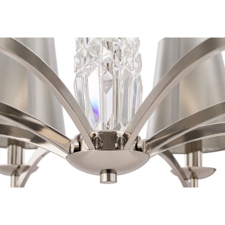 Chandelier Maytoni Mod076PL-06N, 6HE14, 40W, 88.5x88.5x62 cm, Nickel color-3