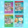 Coloring New Year's set "Holiday", with pencils 6 colors, 4 pcs. 16 p.