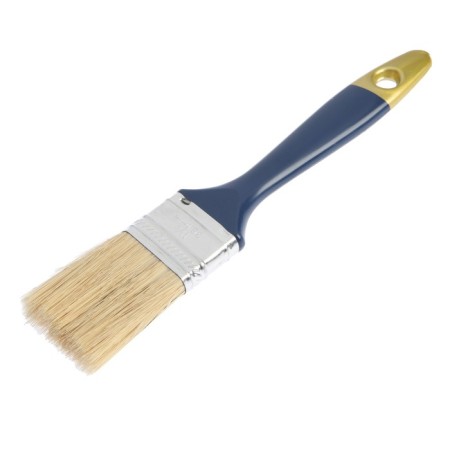 Brush flat tundra, natural bristles, plastic handle, 1.5 ", 38 mm