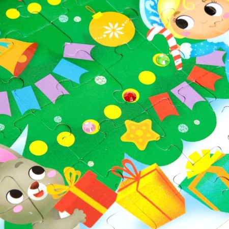 A set of puzzles for creativity "New Year"-4