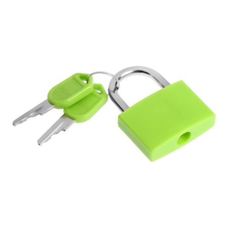 The castle of a hinged suitcase, medium, 30x42 mm, green-1