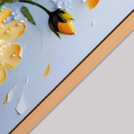 Acrylic painting "Flowers Elegy" 60x39.5 cm-2